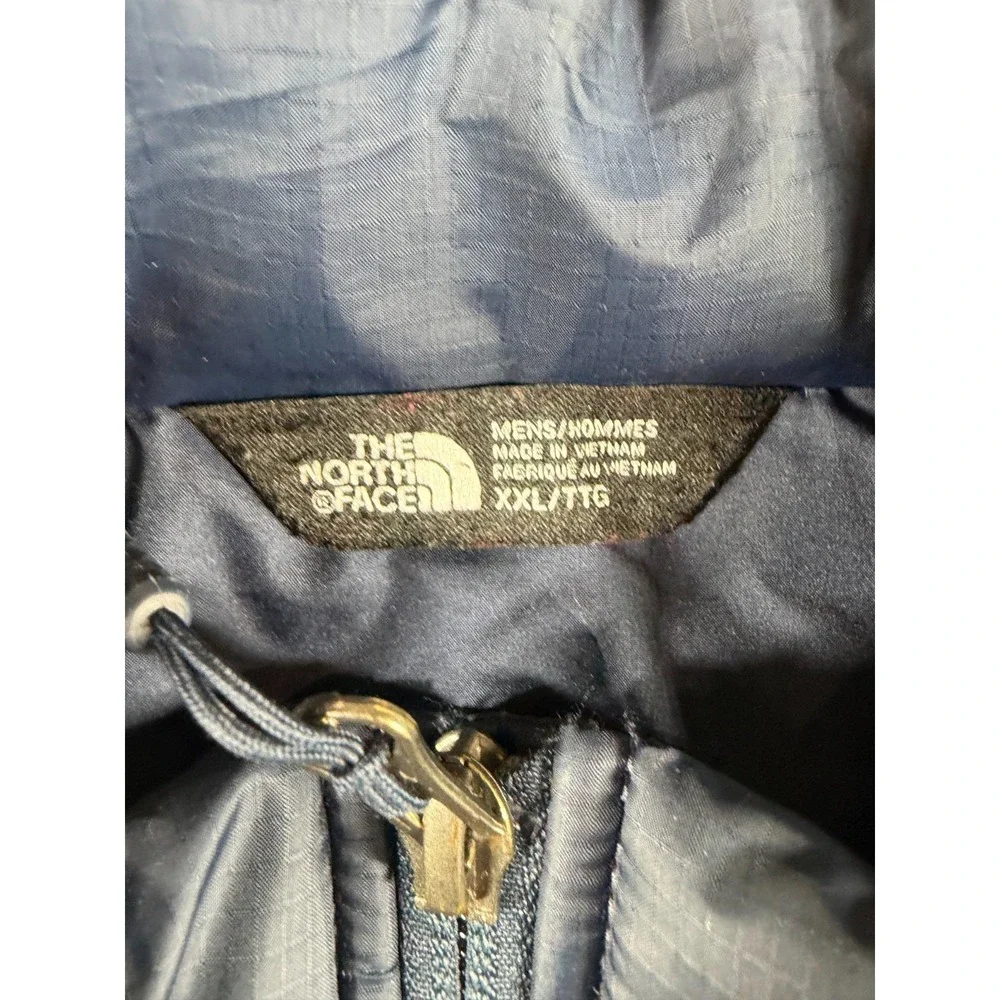 The North Face 550 Down Vest Mens XXL Blue Puffer Full Zip